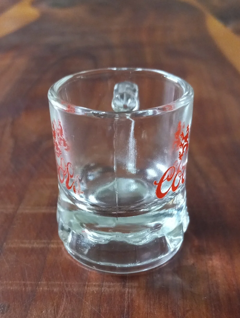 Vintage Coors Beer Mini Mug Shot Glass Federal Shield